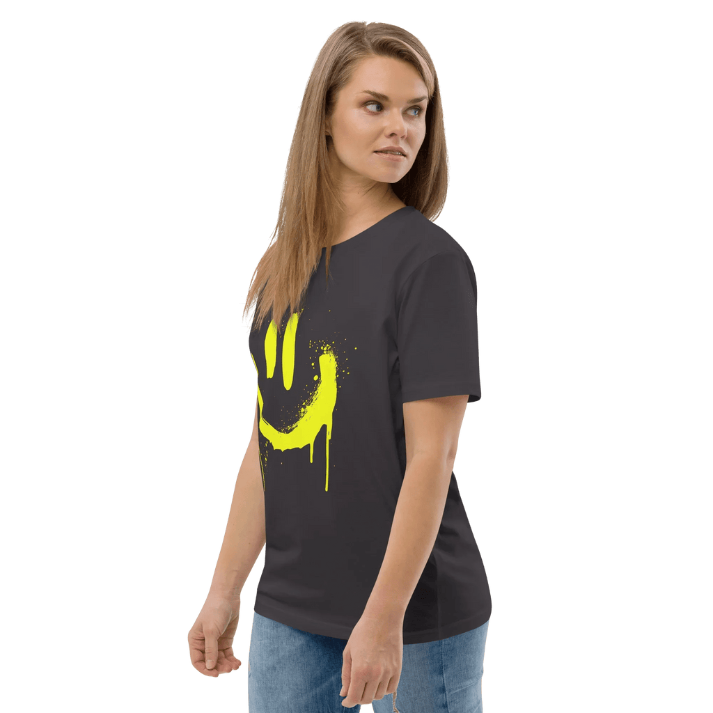 T-Shirt "SMILE", Frontprint - T-Shirt - flyliving