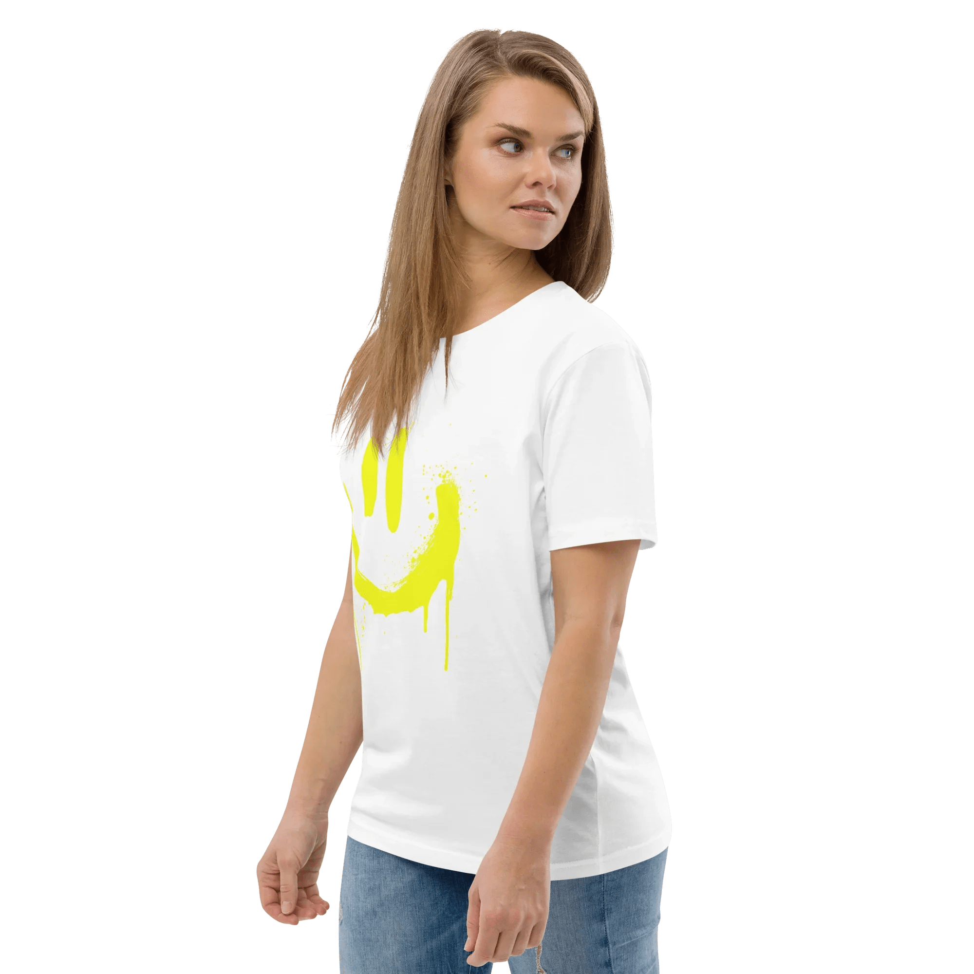 T-Shirt "SMILE", Frontprint - T-Shirt - flyliving