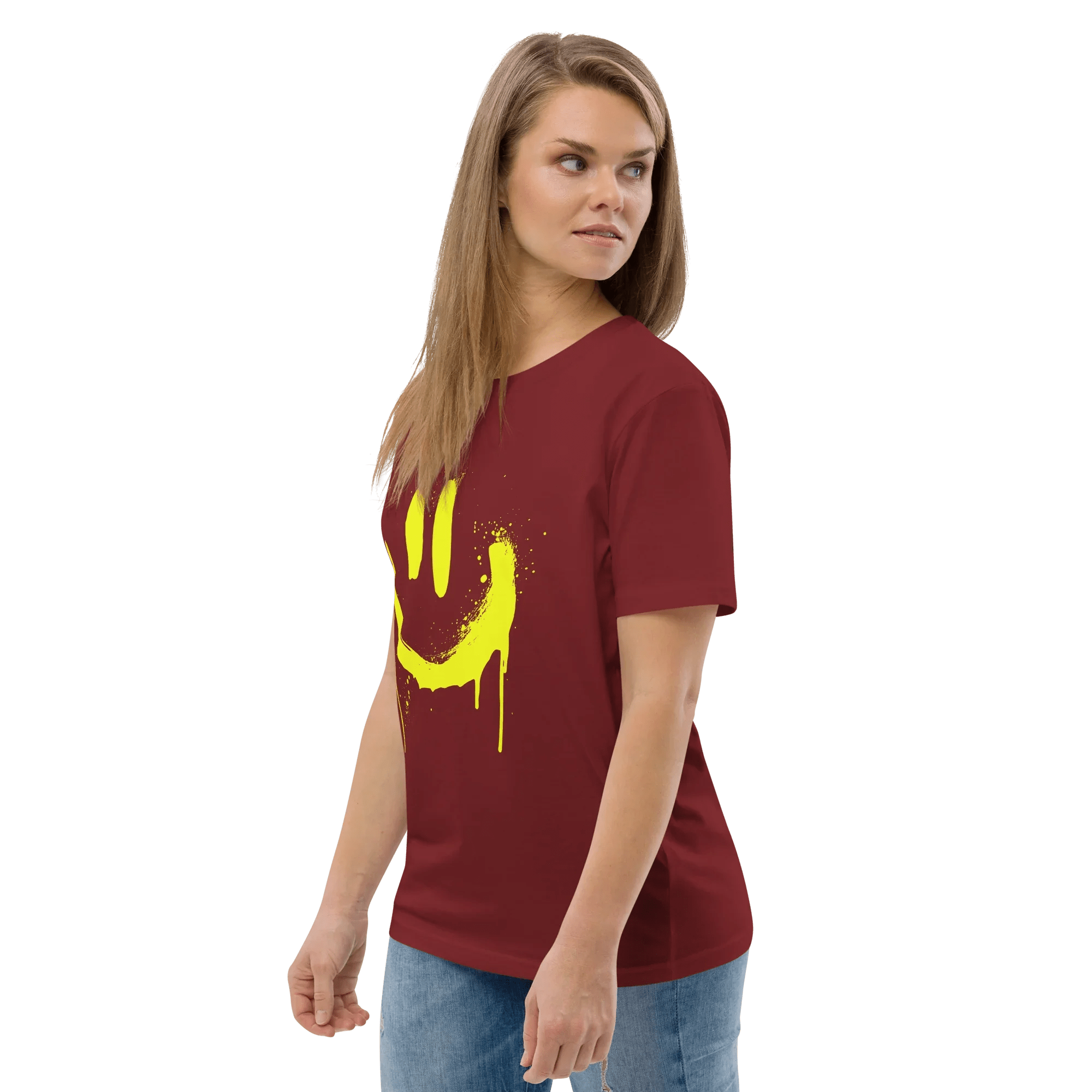T-Shirt "SMILE", Frontprint - T-Shirt - flyliving