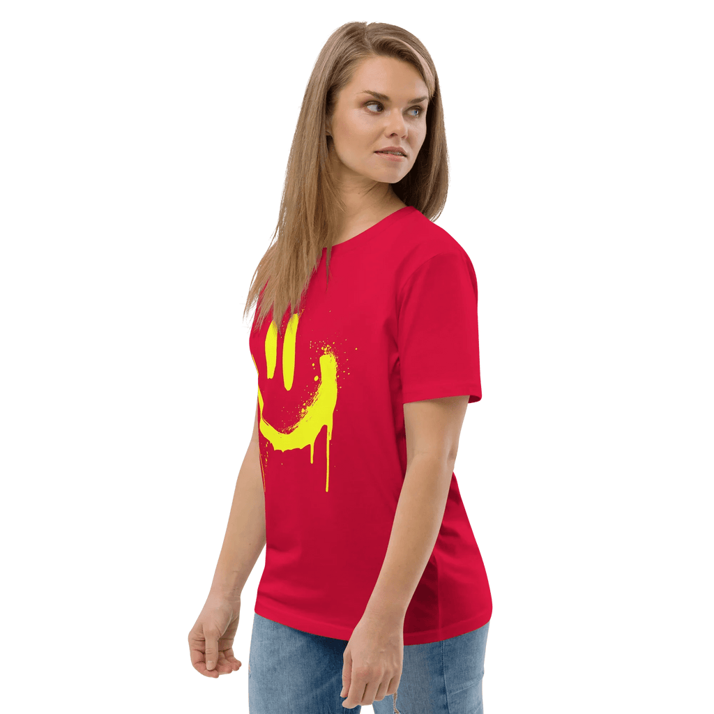 T-Shirt "SMILE", Frontprint - T-Shirt - flyliving