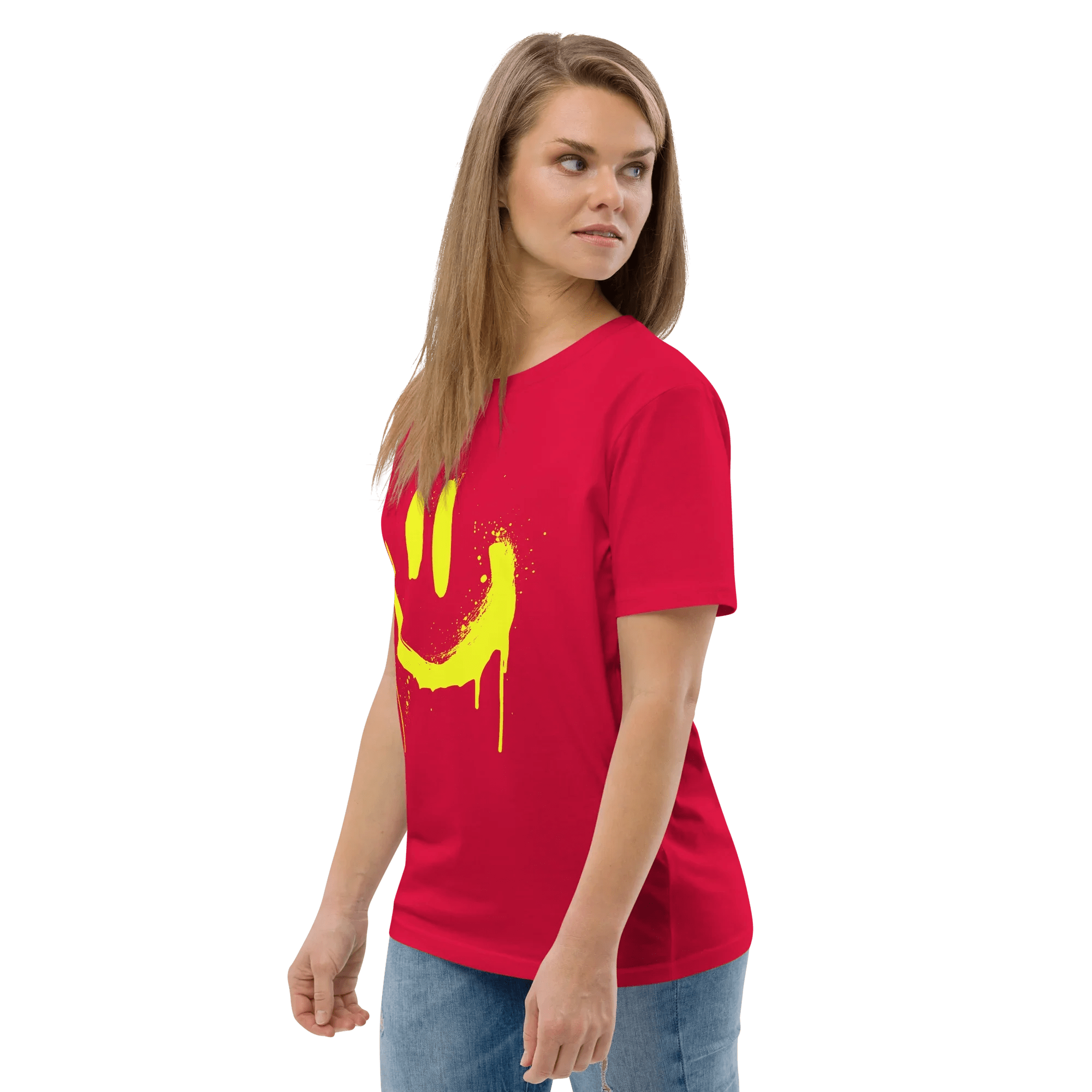 T-Shirt "SMILE", Frontprint - T-Shirt - flyliving