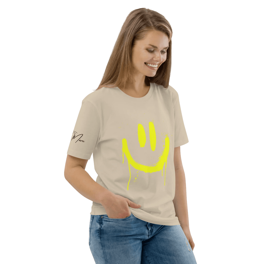 T-Shirt "SMILE", Frontprint - T-Shirt - flyliving