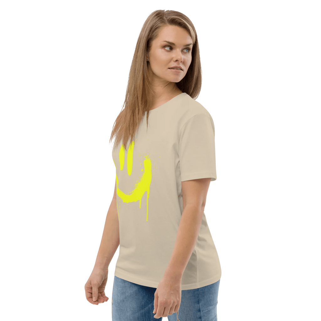 T-Shirt "SMILE", Frontprint - T-Shirt - flyliving