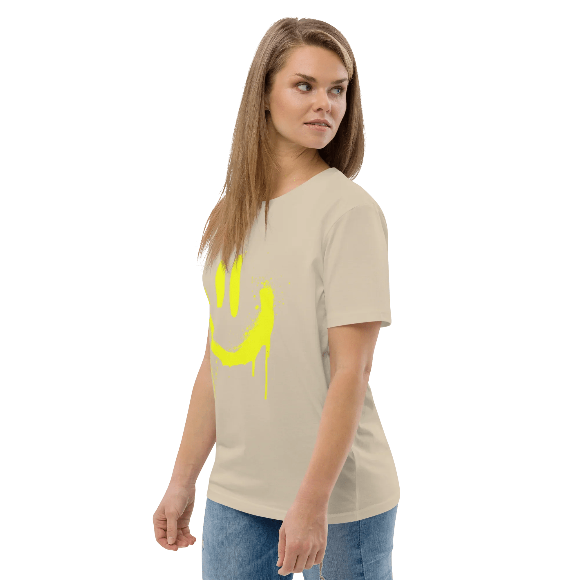 T-Shirt "SMILE", Frontprint - T-Shirt - flyliving