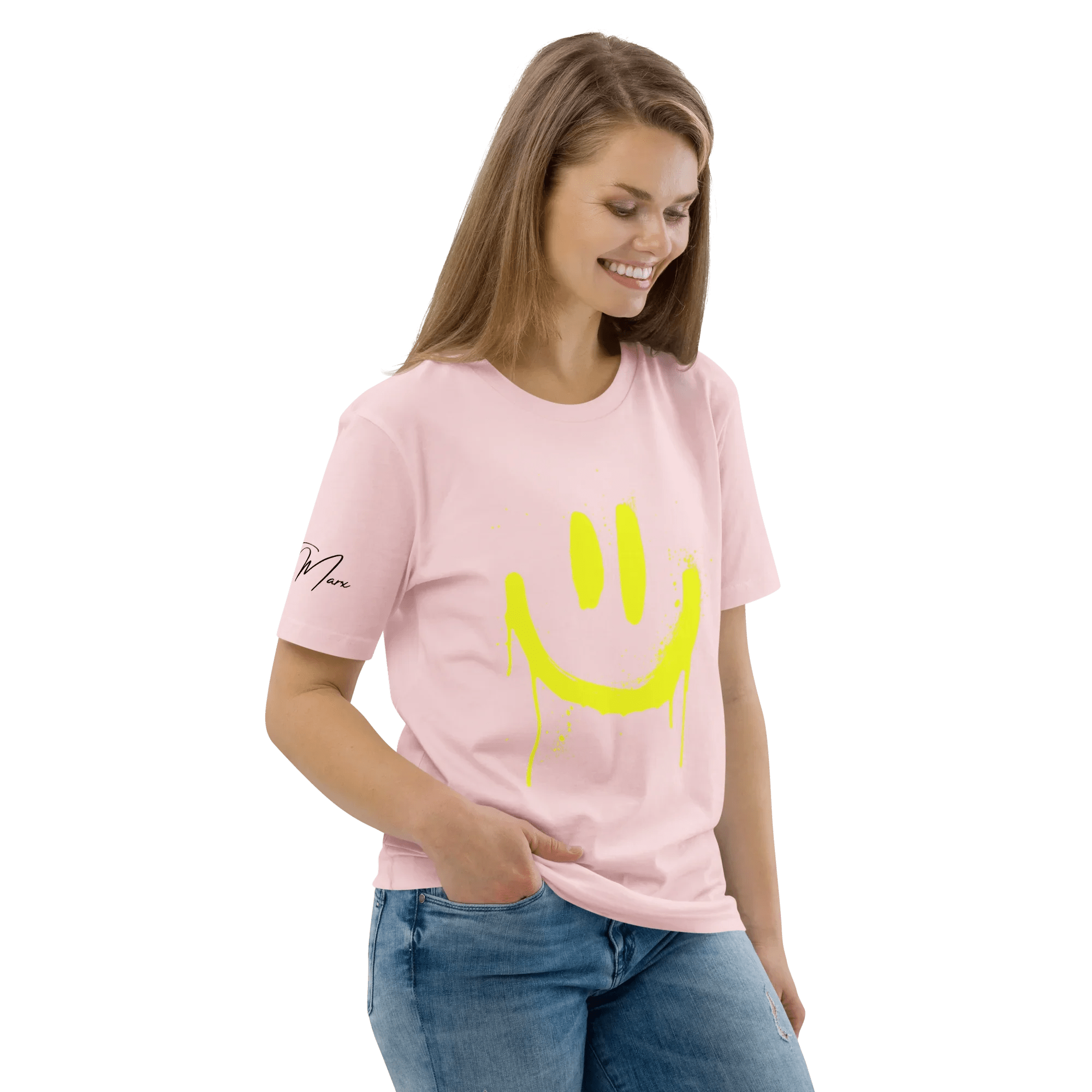 T-Shirt "SMILE", Frontprint - T-Shirt - flyliving