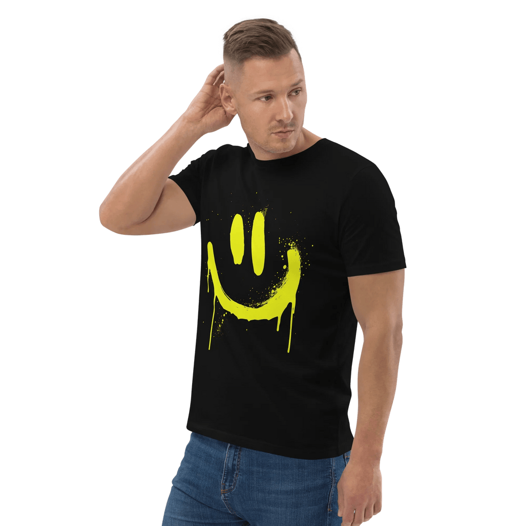 T-Shirt "SMILE", Frontprint - T-Shirt - flyliving