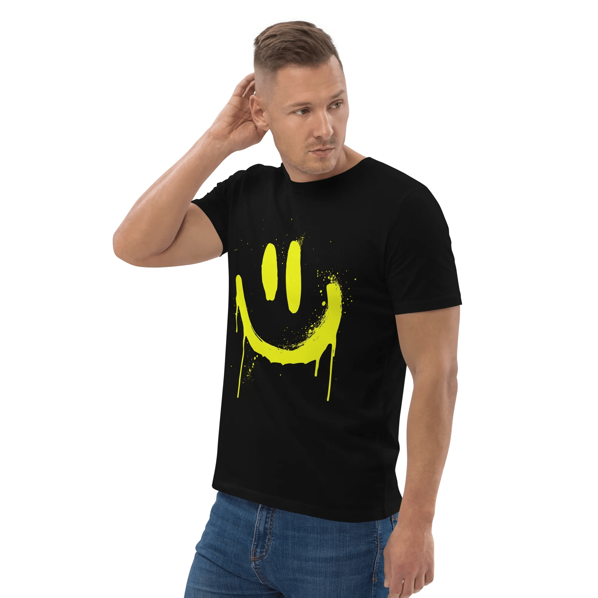 T-Shirt "SMILE", Frontprint - T-Shirt - flyliving