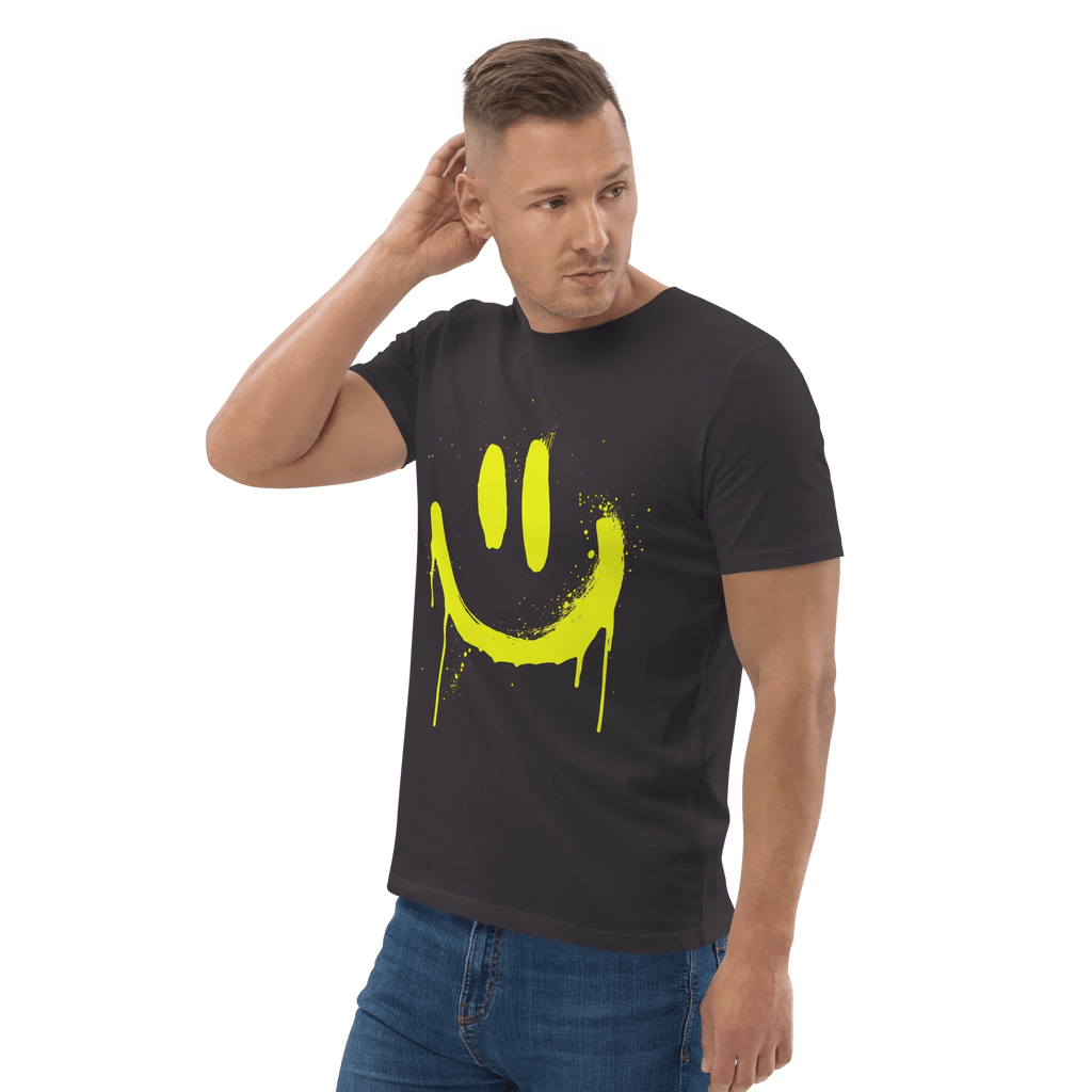 T-Shirt "SMILE", Frontprint - T-Shirt - flyliving
