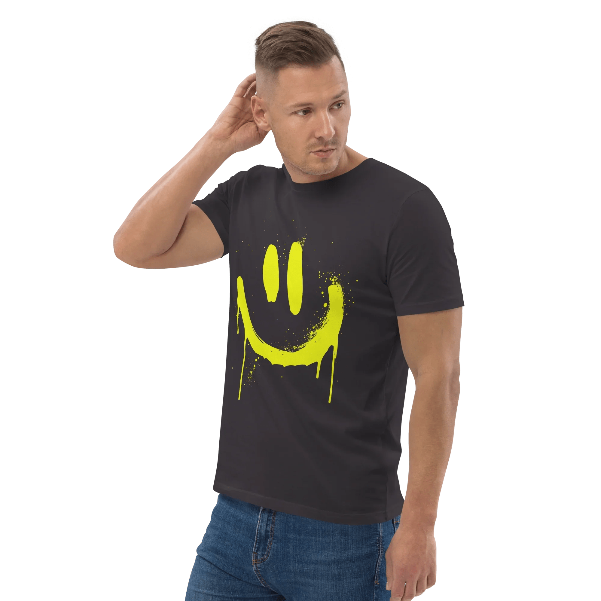T-Shirt "SMILE", Frontprint - T-Shirt - flyliving