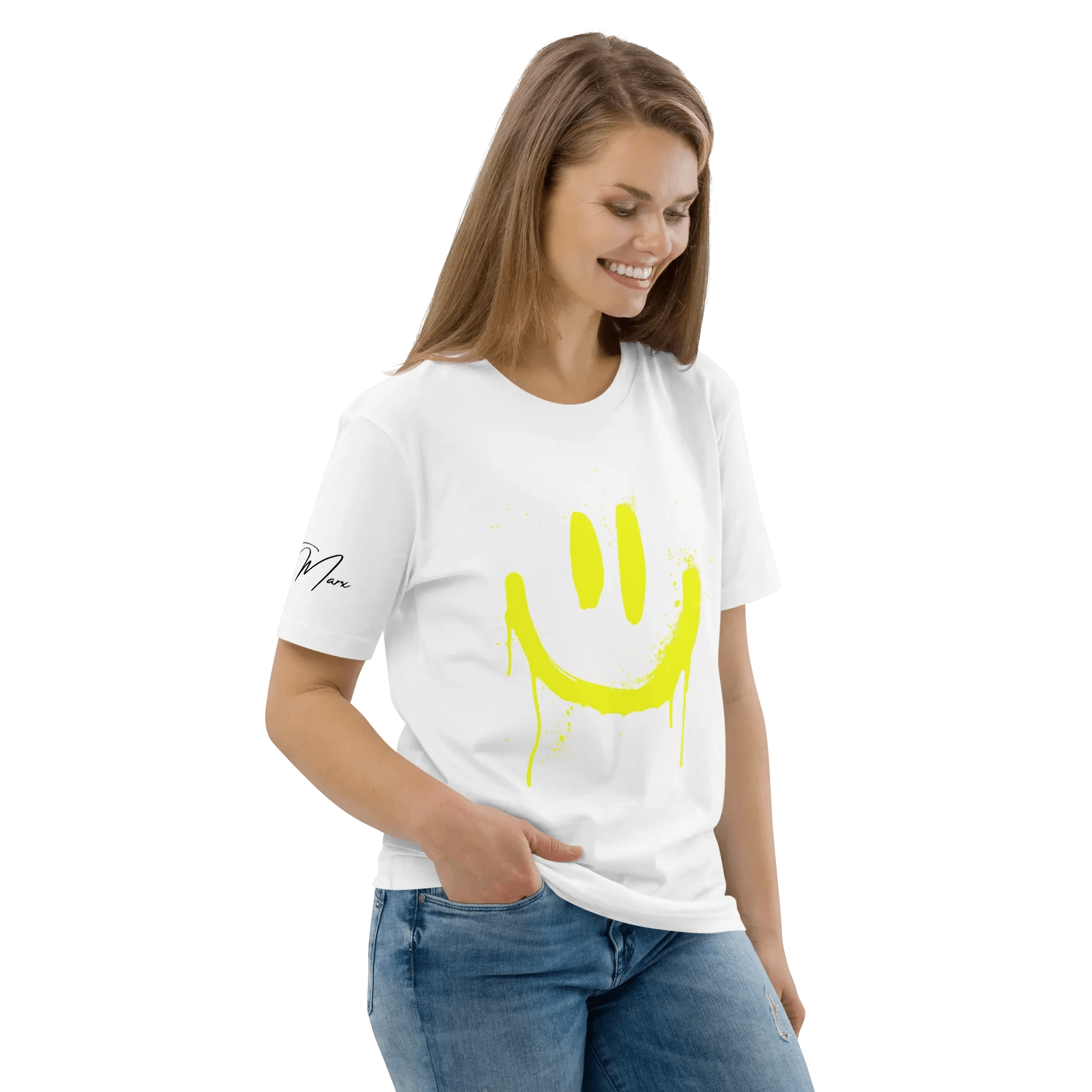 T-Shirt "SMILE", Frontprint - T-Shirt - flyliving