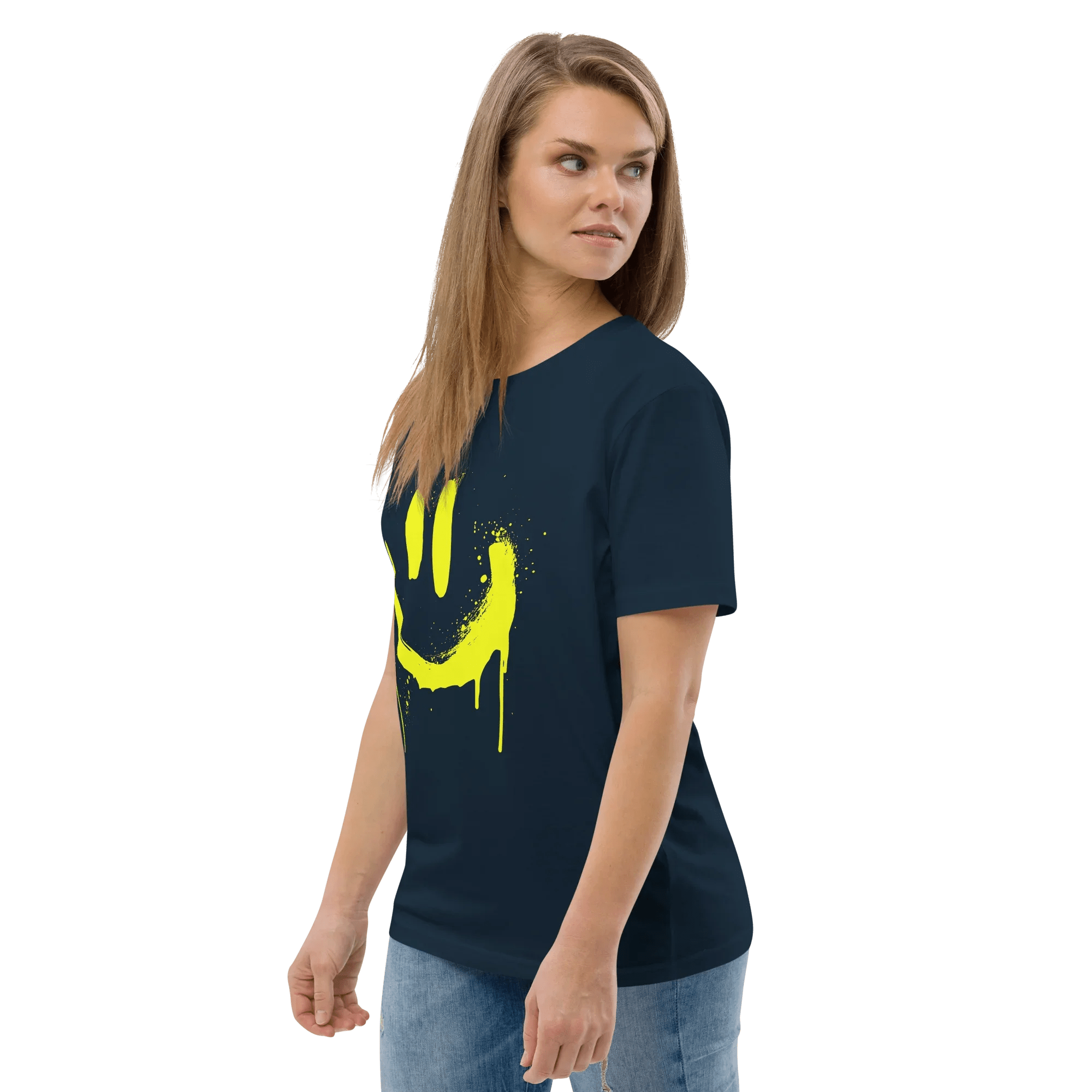 T-Shirt "SMILE", Frontprint - T-Shirt - flyliving