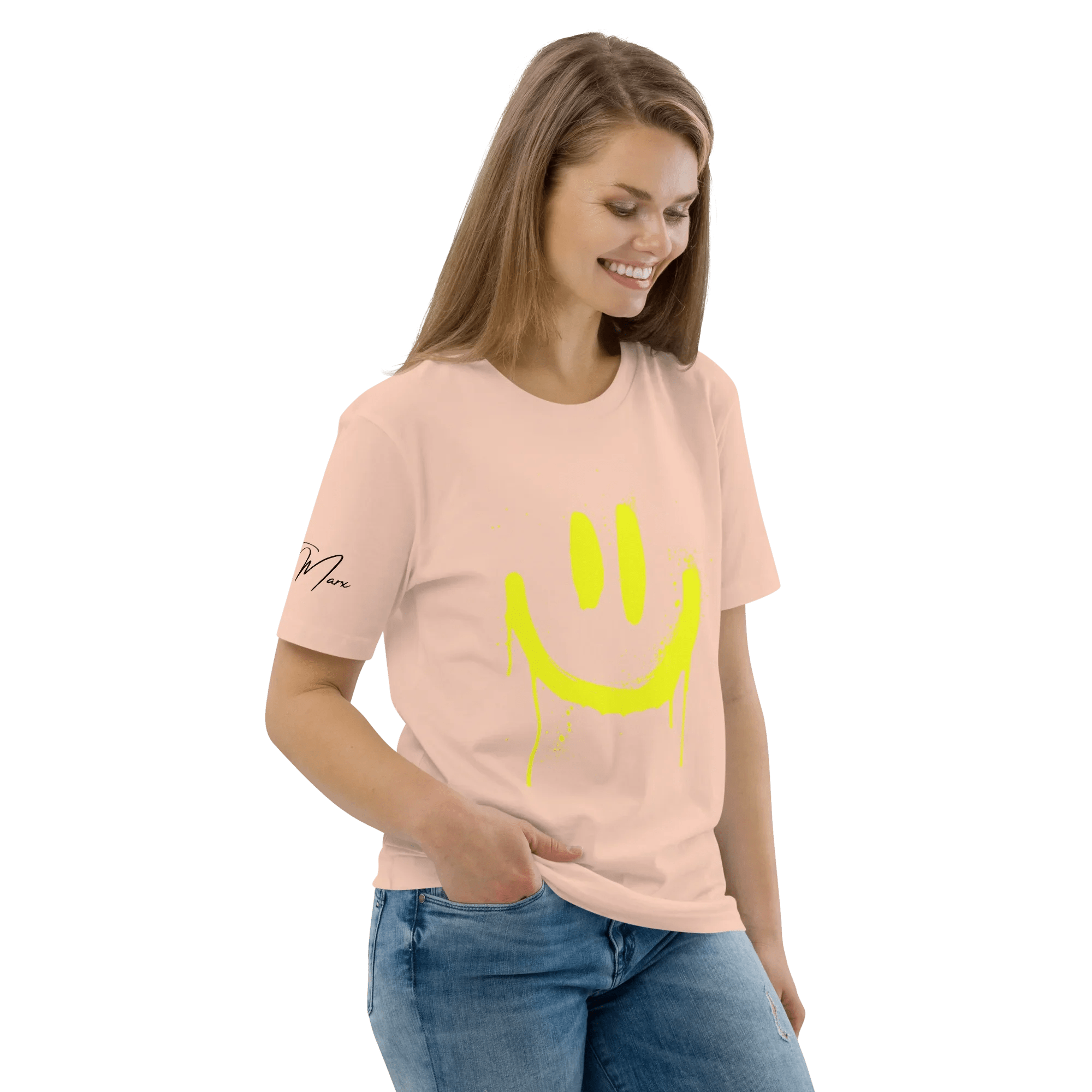 T-Shirt "SMILE", Frontprint - T-Shirt - flyliving