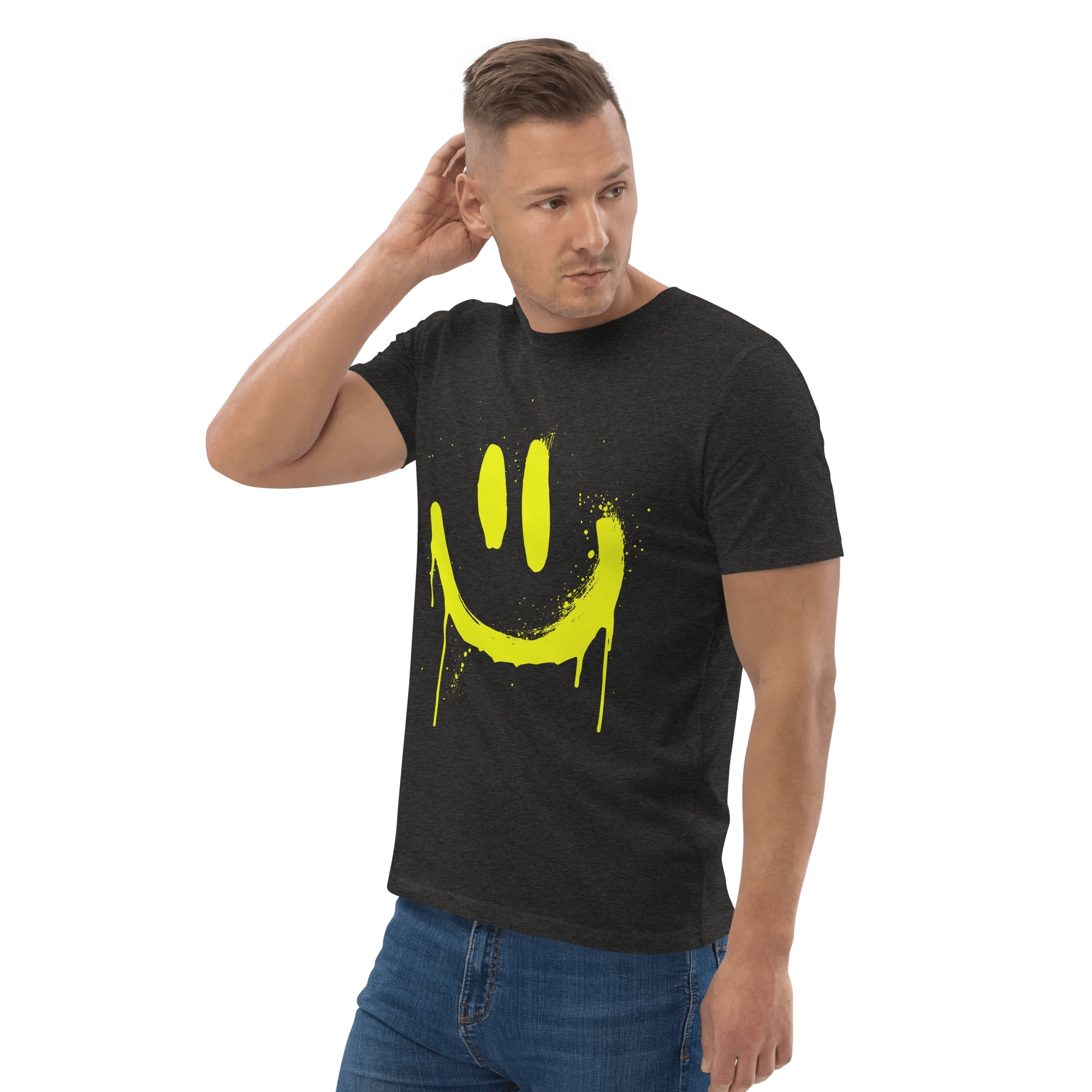 T-Shirt "SMILE", Frontprint - T-Shirt - flyliving
