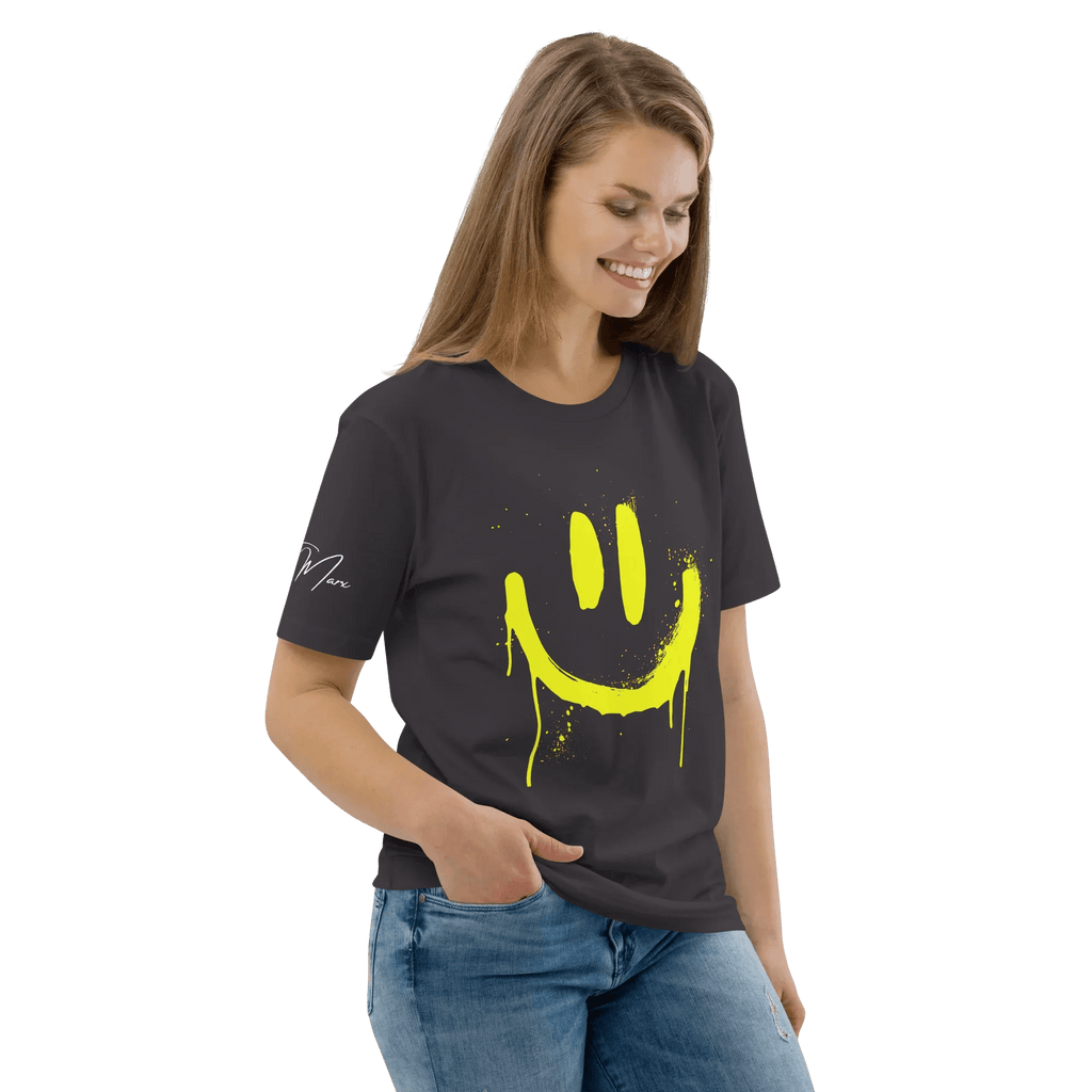 T-Shirt "SMILE", Frontprint - T-Shirt - flyliving