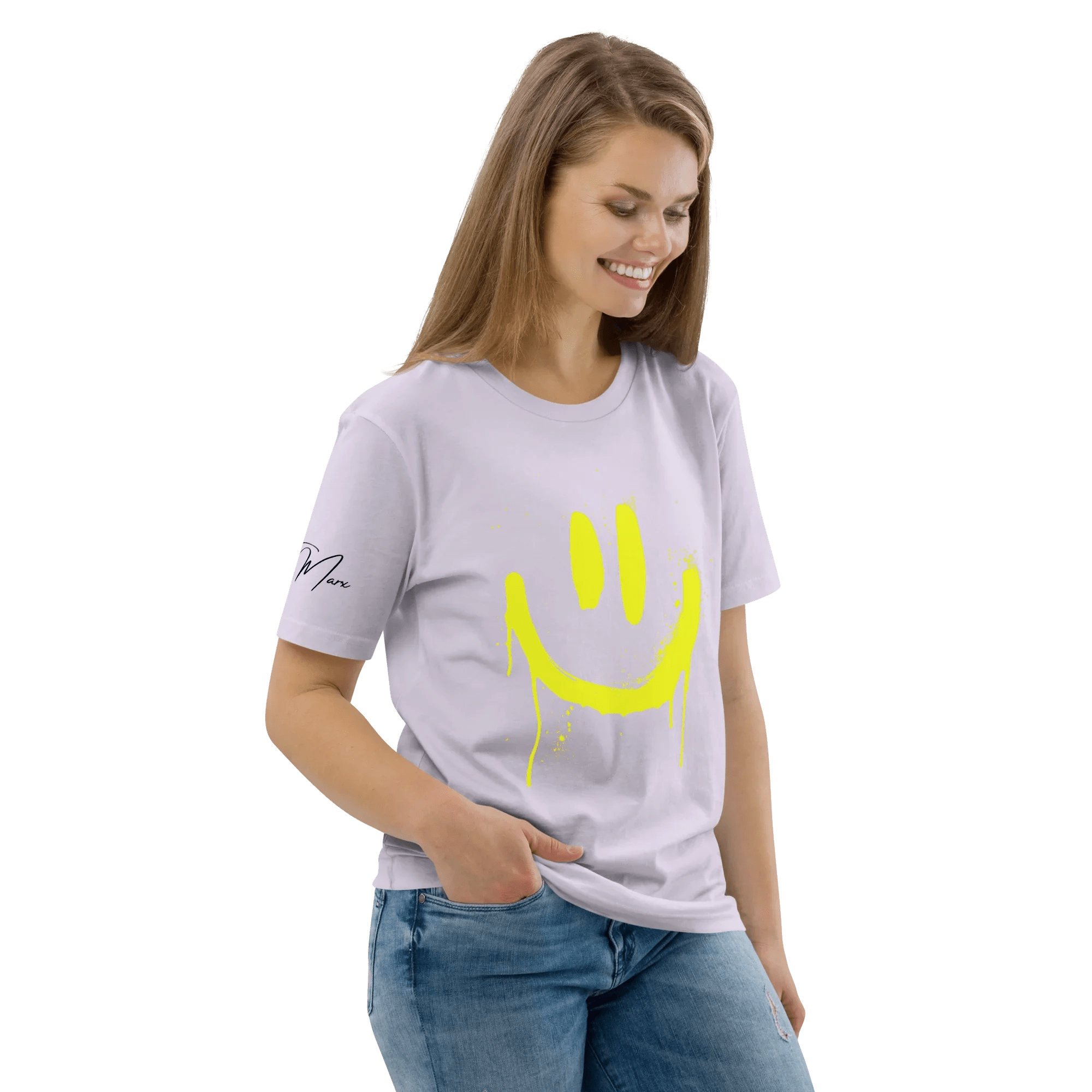 T-Shirt "SMILE", Frontprint - T-Shirt - flyliving