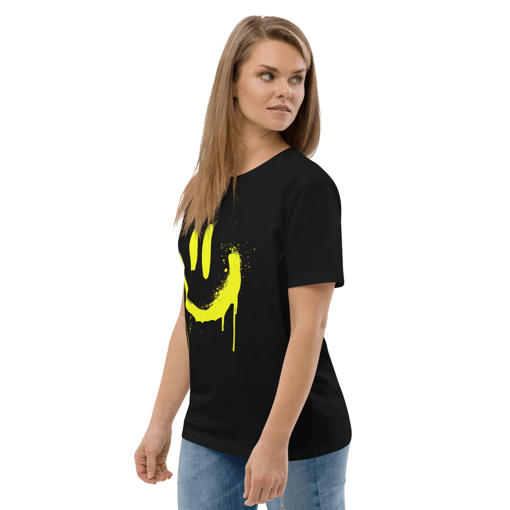 T-Shirt "SMILE", Frontprint - T-Shirt - flyliving