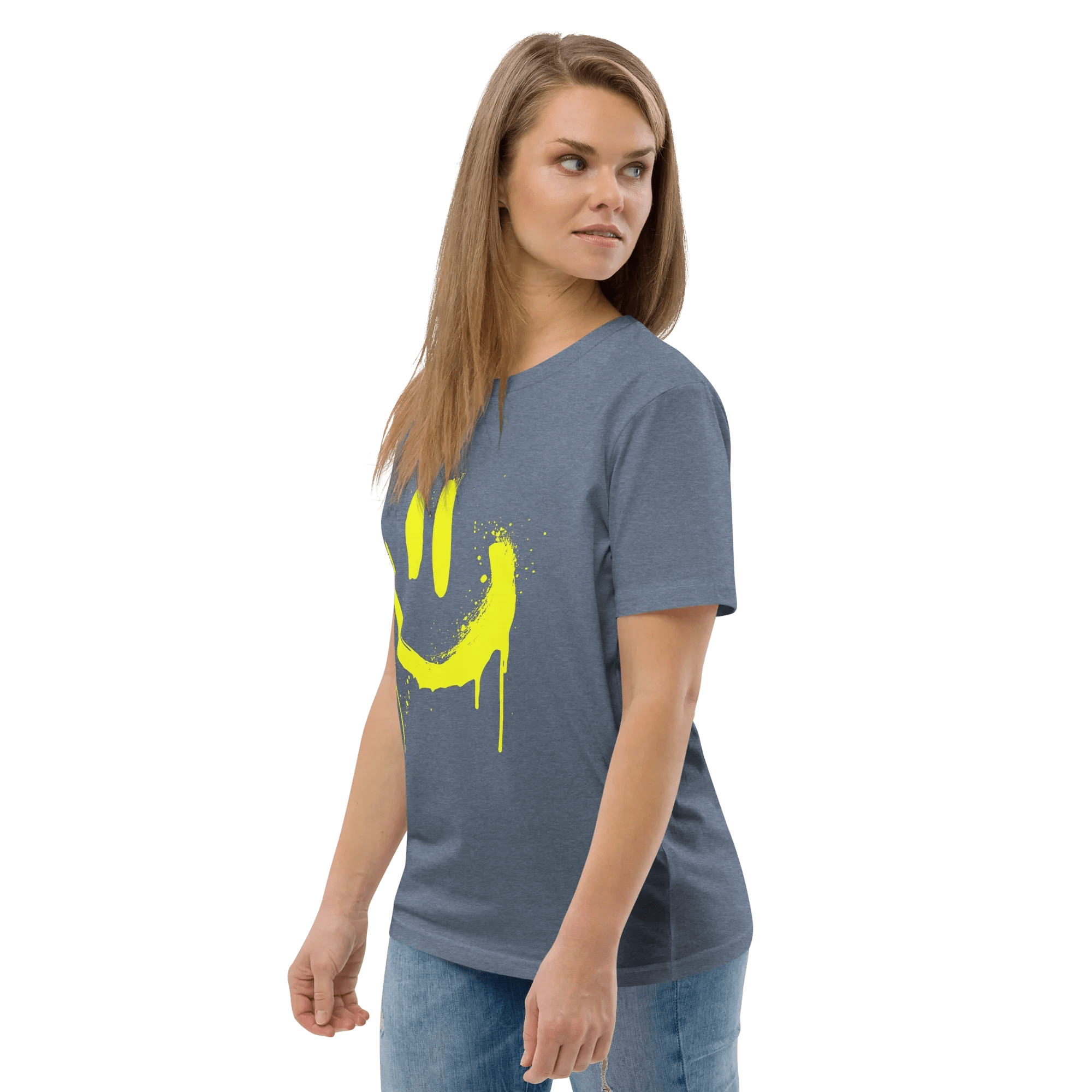 T-Shirt "SMILE", Frontprint - T-Shirt - flyliving