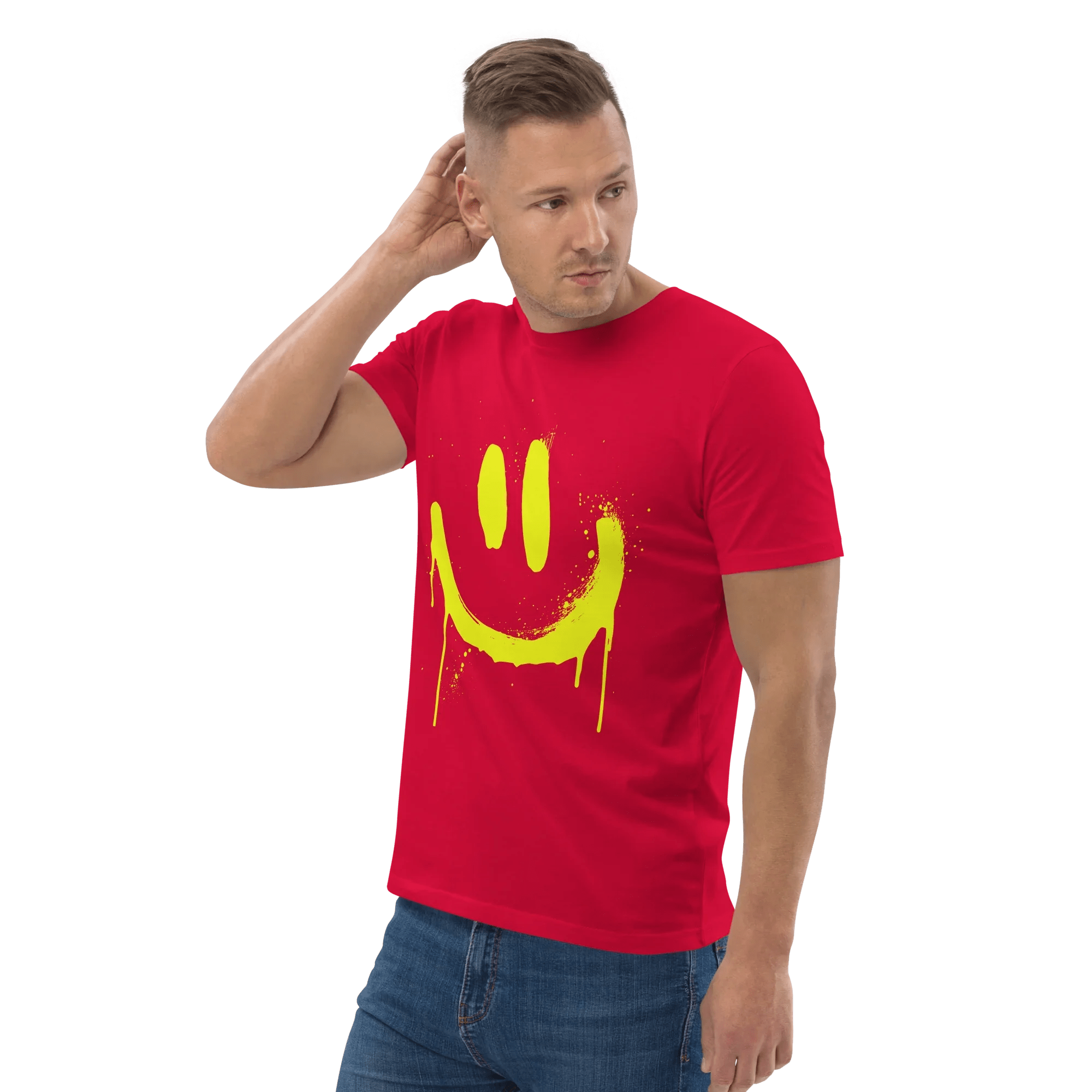 T-Shirt "SMILE", Frontprint - T-Shirt - flyliving