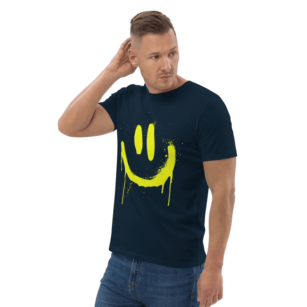 T-Shirt "SMILE", Frontprint - T-Shirt - flyliving