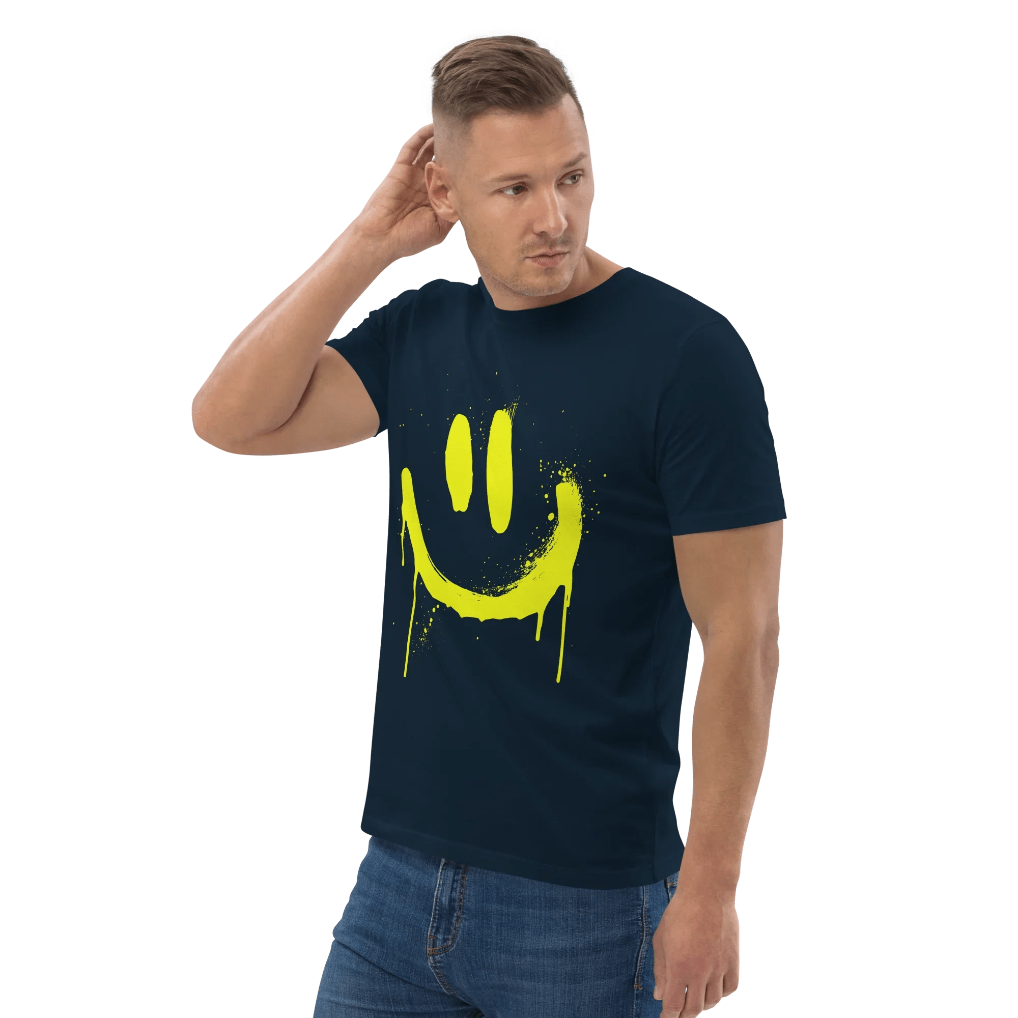 T-Shirt "SMILE", Frontprint - T-Shirt - flyliving