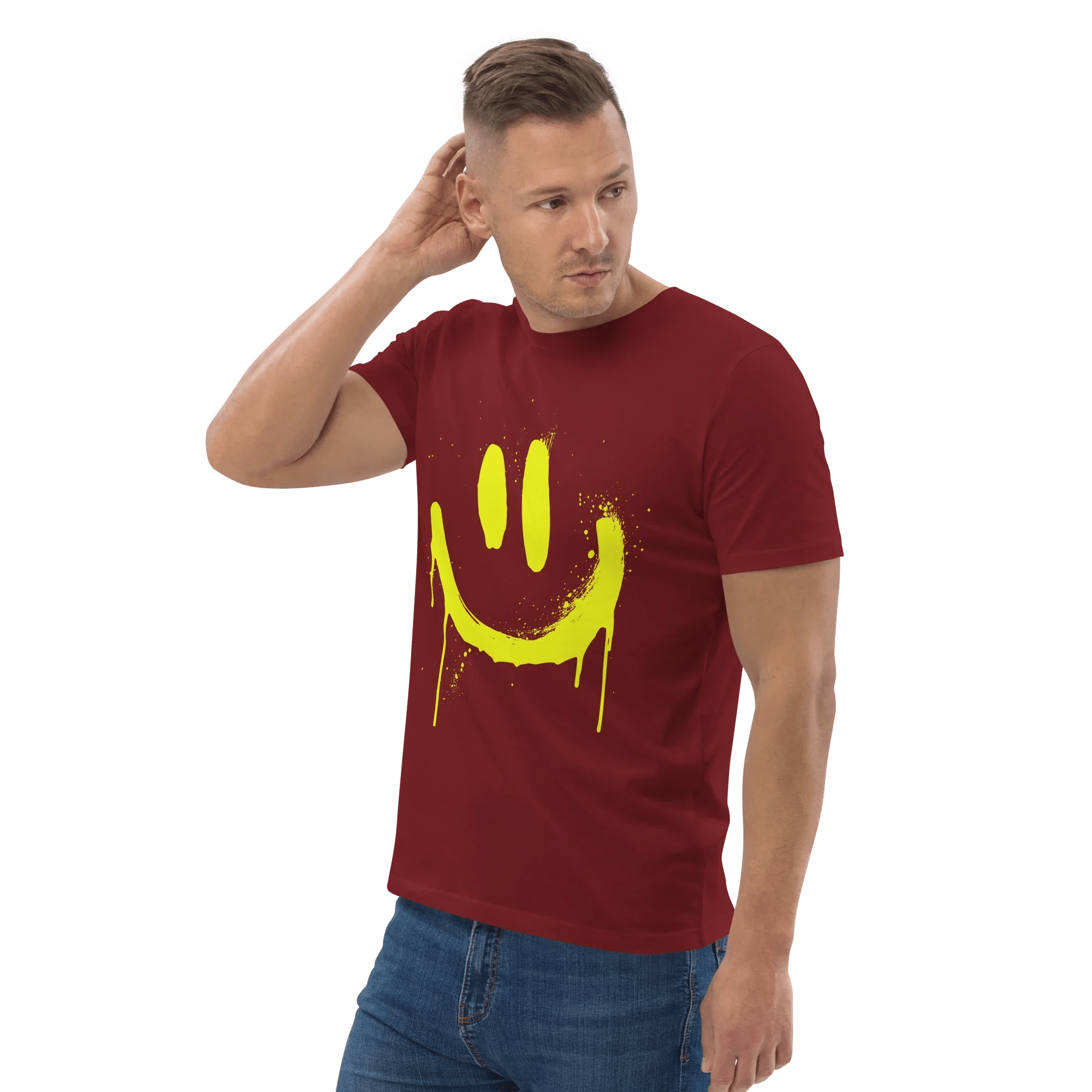 T-Shirt "SMILE", Frontprint - T-Shirt - flyliving