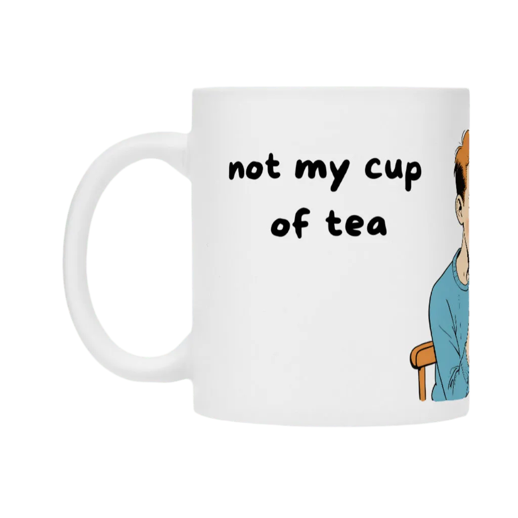 Tasse "not my cup of tea" - Mug - flyliving