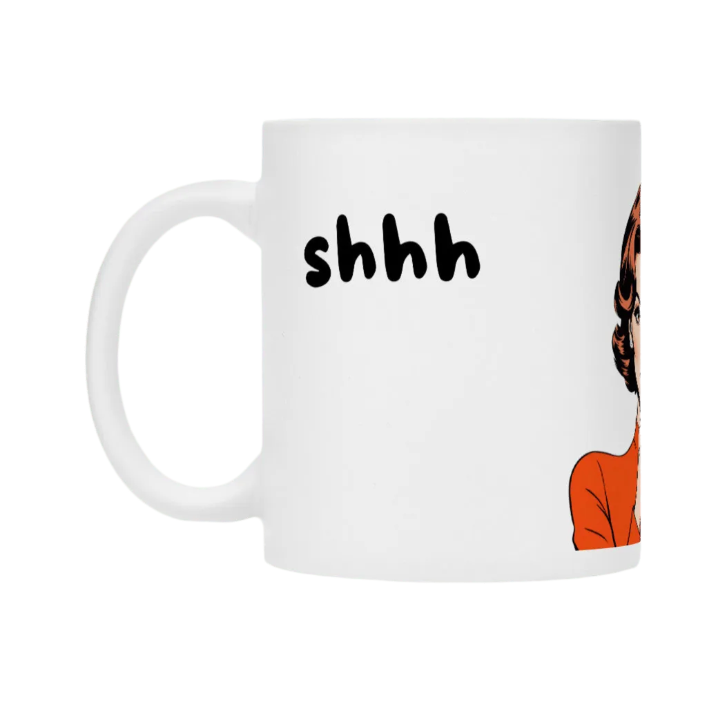 Tasse "shhh" - Mug - flyliving