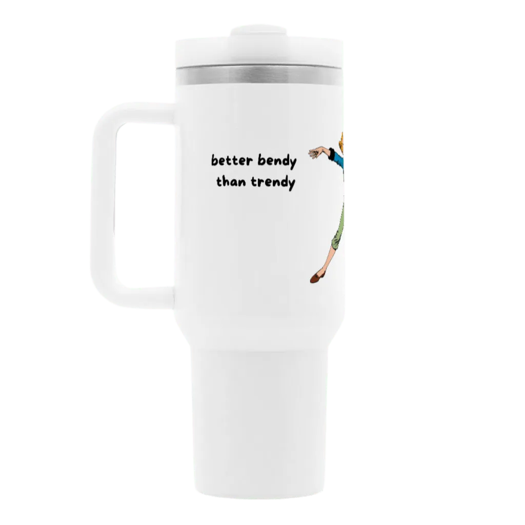 Thermobecher "better bendy than trendy" - Mug - flyliving