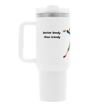 Thermobecher "better bendy than trendy" - Mug - flyliving