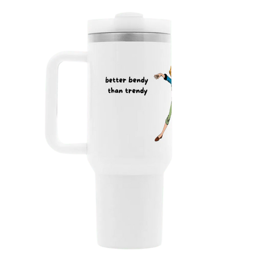 Thermobecher "better bendy than trendy" - Mug - flyliving