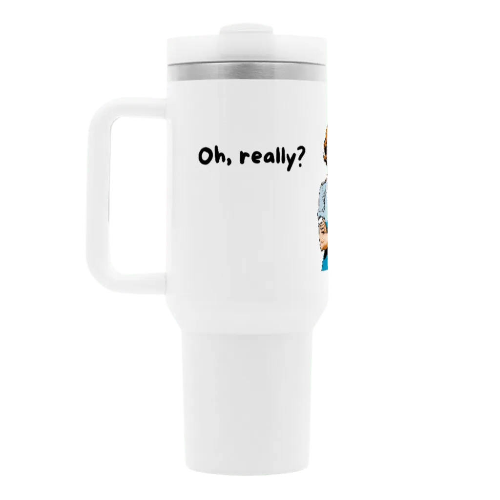 Thermobecher "oh, really?" - Mug - flyliving
