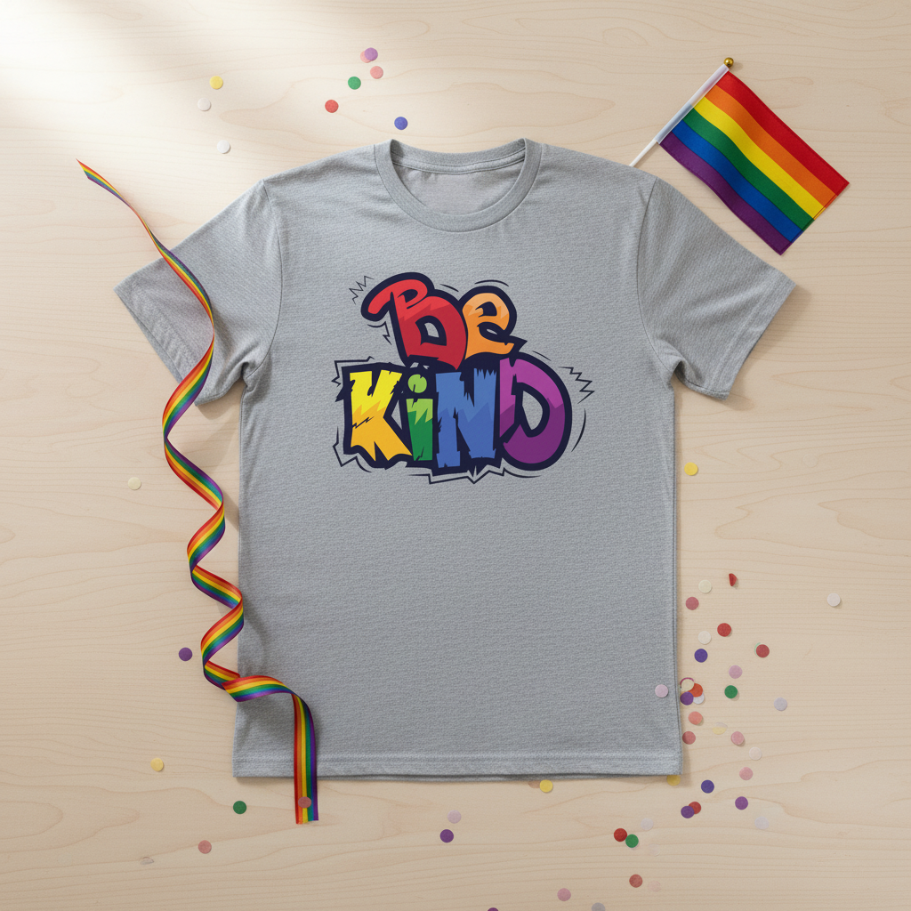 Unisex T-Shirt aus Bio-Baumwolle "be kind"