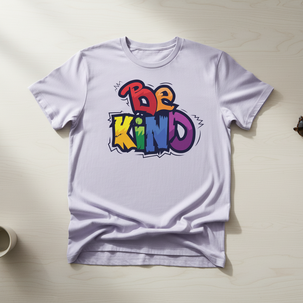 Unisex T-Shirt aus Bio-Baumwolle "be kind"