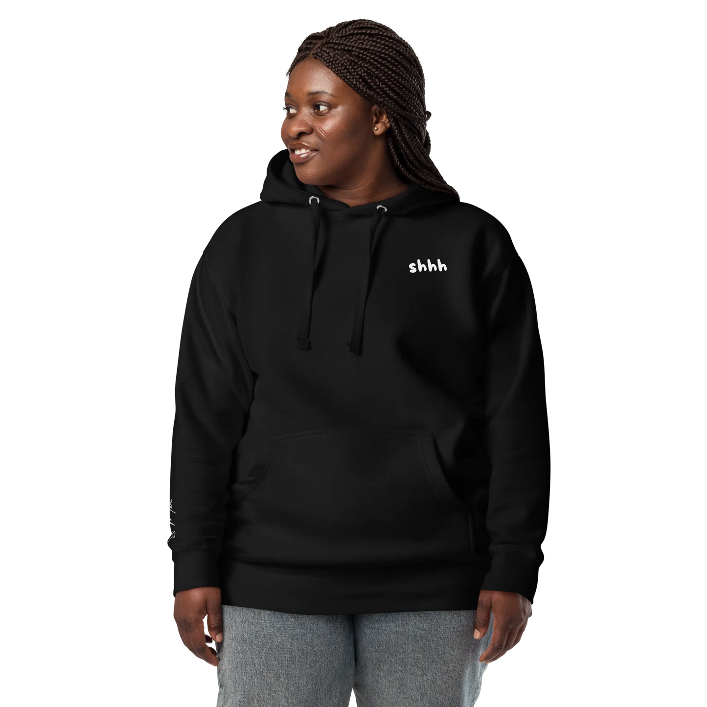 Hoodie "shhh"